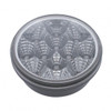 12 LED 4" Round Reflector Light (Stop, Turn & Tail) - Red LED/Clear Lens