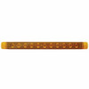 11 LED 17" Turn Signal Light Bar - Amber LED/Amber Lens (Bulk)