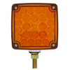 52 LED Single Stud Double Face Turn Signal Light (Driver) - Amber & Red LED/Amber & Red Lens