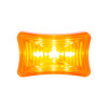 3 LED Rectangular Clearance/Marker Light-Amber LED/Amber Lens