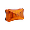 3 LED Rectangular Clearance/Marker Light-Amber LED/Amber Lens