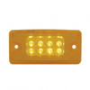 8 LED Reflector Cab Light For Freightliner Century (1996-2011) And Columbia (2001-2017) - Amber LED/Amber Lens