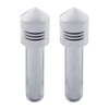 Chrome Door Lock Knob - Pointed (2pc/set)