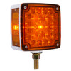 52 LED Single Stud Double Face Turn Signal Light (Passenger) - Amber & Red LED/Amber & Red Lens