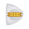 10 LED Reflector Headlight Turn Signal Light Cover - Amber LED/Amber Lens