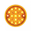 15 LED 3" Reflector Series 4 Light Only For Double Face Light Housing - Amber LED/Amber Lens (Bulk)