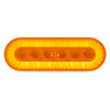 20 LED 6" Oval Turbine Light (Turn Signal) - Amber LED/Amber Lens