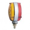 42 LED Reflector Double Face Turn Signal Light - Amber & Red LED/Amber & Red Lens