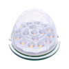 17 LED Dual Function Reflector Cab Light - Amber LED/Clear Lens