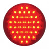 40 LED 4" Round Light (Stop, Turn & Tail) - Red LED/Red Lens
