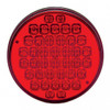 40 LED 4" Round Light (Stop, Turn & Tail) - Red LED/Red Lens