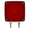 52 LED Double Stud Double Face Turn Signal Light (Passenger) - Amber & Red LED/Amber & Red Lens