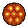 7 LED 4" Competition Series Turn Signal Light Kit - Amber LED/Amber Lens