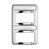 41767-UP CHROME ROCKER SWITCH COVER FOR PETERBILT 579 (2013-2019) & 567 (2014-2018)- 2 SWITCHES