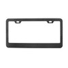 Carbon Fiber Style Wide Bottom License Plate Frame