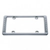 14 LED Chrome License Plate Frame - White LED/Clear Lens