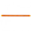 19 LED 12" Reflector Turn Signal Light Bar - Amber LED/Amber Lens