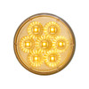 7 LED 4" Reflector Turn Signal Light - Amber LED/Clear Lens