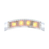 4 LED Headlight Turn Signal Light - Amber LED/Clear Lens