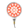 42 LED Reflector Double Face Competition Series Turn Signal Light-Amber & Red LED/Clear Lens