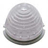 17 LED Beehive Flush Mount Kit With Low Profile Bezel - Amber LED/Clear Lens
