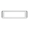 Chrome Plastic Overhead Pocket Bezel For 2000-2010 International 9900/9400/9200