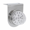 Stainless Light Bracket With 17 LED Dual Function Clear Reflector Light - Clear Lens