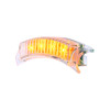 4 LED Dual Function Headlight Turn Signal Light - Amber LED/Clear Lens (Bulk)