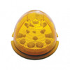 Fog Light Cover With Amber LED Reflector Watermelon Light & Visors For 2007-17 KW T660- Passenger -Amber Lens