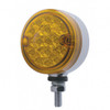 15 LED 3" Reflector Single Face Light - Amber LED/Amber Lens
