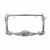Pirate License Plate Frame - Chrome