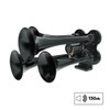 4 Trumpet Mini Train Horn-Black