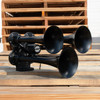4 Trumpet Mini Train Horn-Black