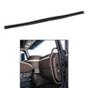35" Driver Assist Grab Bar Cover - Black Engineered Leather