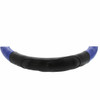 18" Duo Tone Steering Wheel Cover - Black & Blue