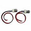 Single LED License Plate Fasteners - Red LED (2-Pack)
