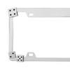 Dice License Plate Frame - Chrome
