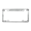 Dice License Plate Frame - Chrome
