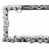 Skull License Plate Frame - Chrome