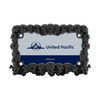 Skull Motorcycle License Plate Frame - Black