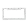 Diamond Plate License Plate Frame - Chrome