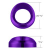 Candy Color Small Gauge Cover With Visor-Candy Purple