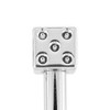 Chrome Dice Door Lock Knobs (2Pc/Set)
