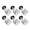 23849-UP DASH SCREW WITH CLEAR CRYSTAL FOR PETERBILT (2001-2005)(6-PACK)