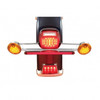 Motorcycle Rear Signal Light Bar With 24 LED 12" GloLight Bar - Red LED/Red Lens