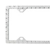 Diamond Pattern License Plate Frame - Chrome
