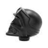 Aluminum Skull Biker 1/2"-13 Thread-On Gearshift Knob - Black (Bulk)