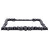 Skull License Plate Frame - Black