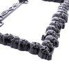 Skull License Plate Frame - Black