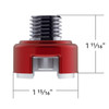 M30X3.5 Thread-On Shift Knob Mounting Adapter For Eaton Fuller Style 13/15/18 Shifter - Candy Red